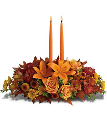 <b>Family Gathering Centerpiece</b> from Scott's House of Flowers in Lawton, OK